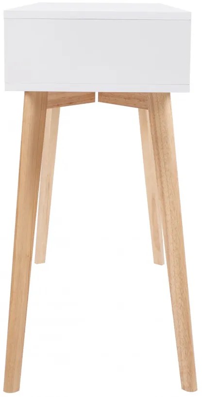 Consola Megan Alb / Albastru / Lemn