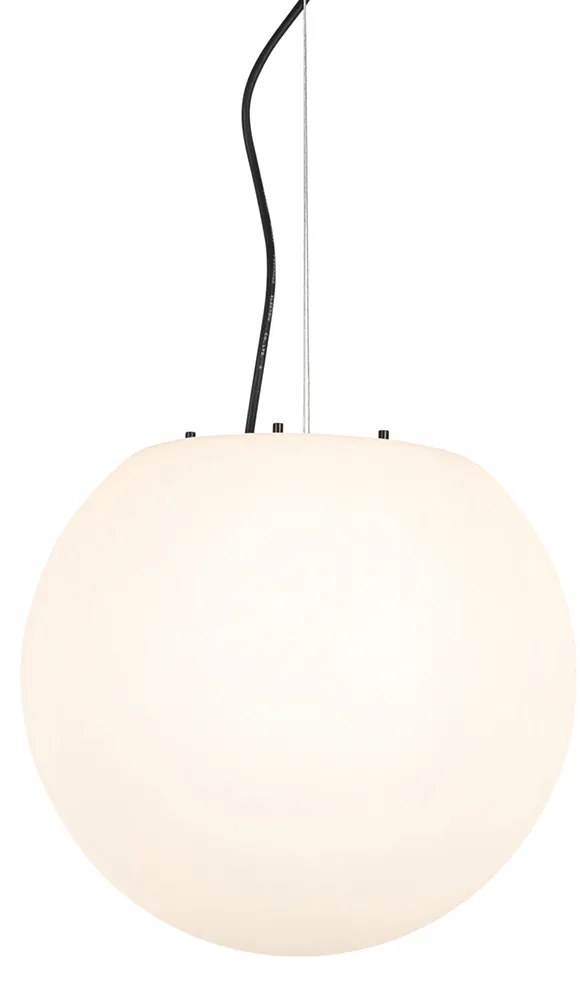 Lampă modernă suspendată pentru exterior alb 35 cm IP65 - Nura