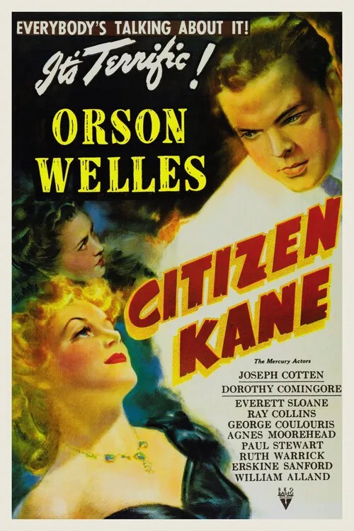 Ilustrație Citizen Kane, Orson Welles