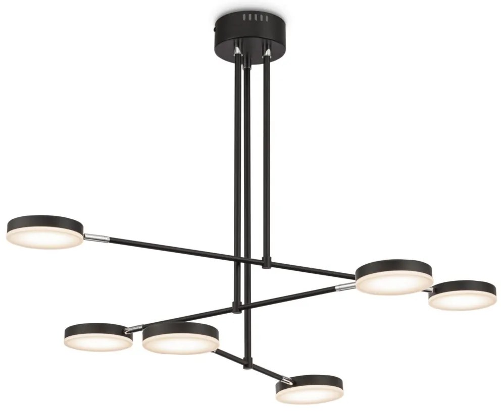 Lustra LED design tehnic Fad negru MYMOD070PL-L38B3K