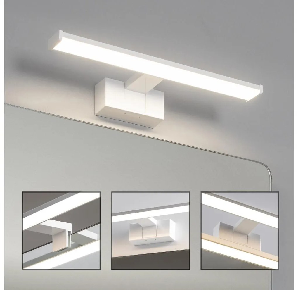 Brilagi - VESTRA Lumină LED pentru oglindă de baie, 8W, 230V, 40 cm, IP44, alb