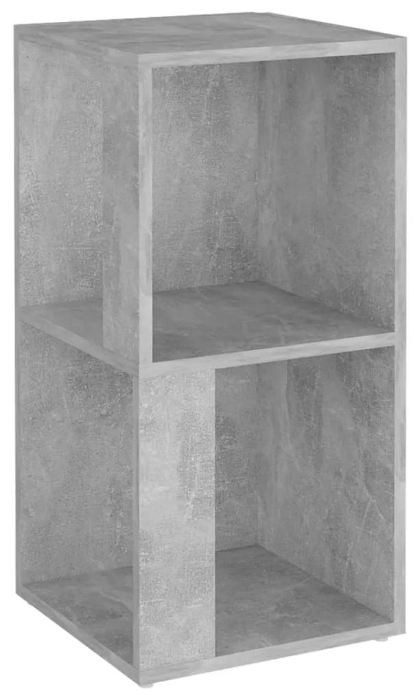 809021 vidaXL Dulap de colț, gri beton, 33x33x67 cm, PAL