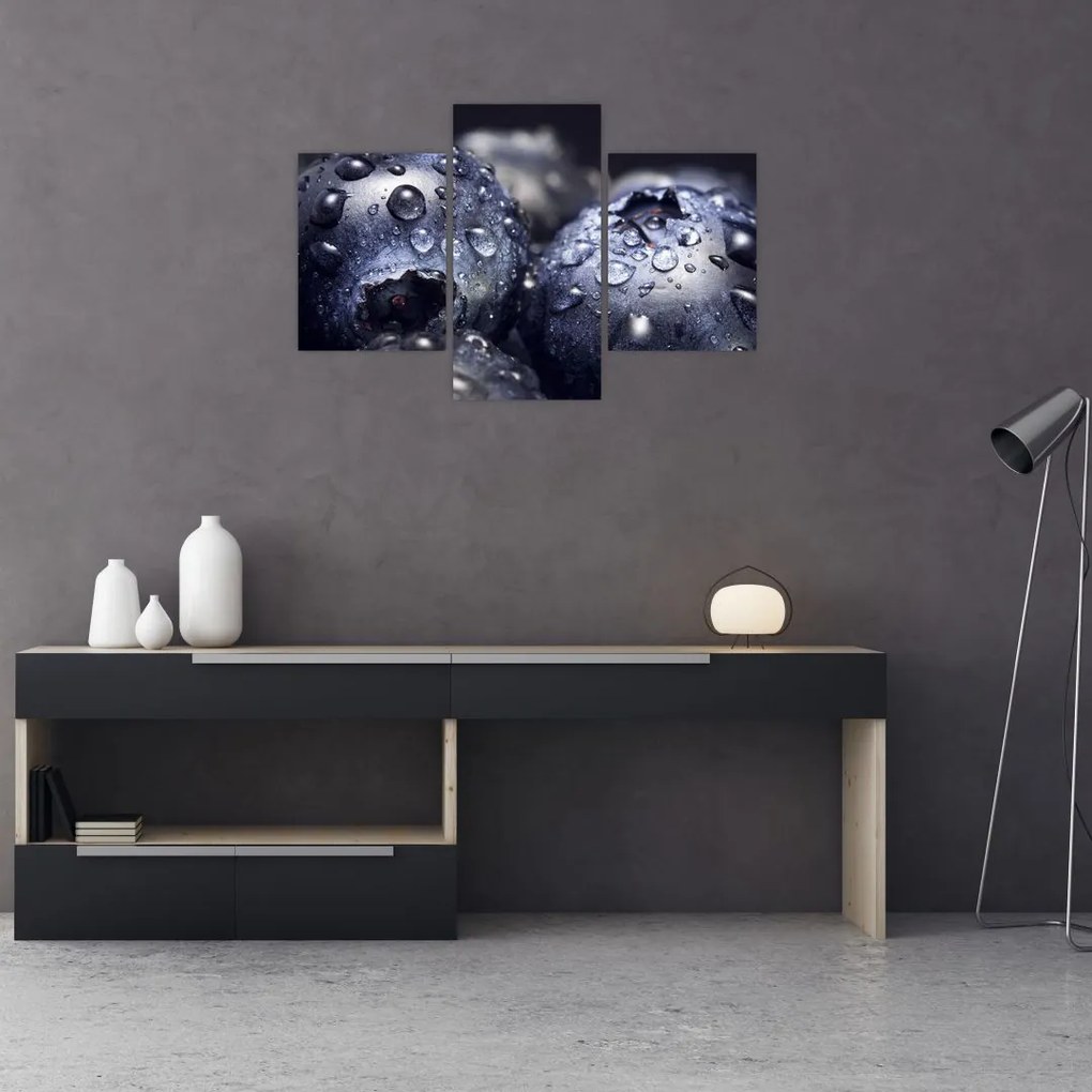 Tablou cu fructe cu picături de apă (90x60 cm)