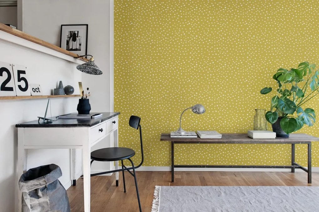 Fototapet, Rebel Dot, Papaya, Rebel Walls