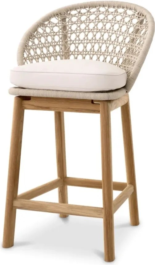 Scaun de bar pentru exterior sau interior design LUX Counter Trinity