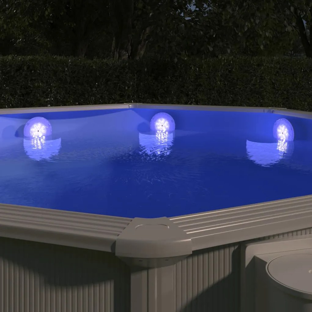 Lampă led plutitoare de piscină, cu telecomandă, multicolor
