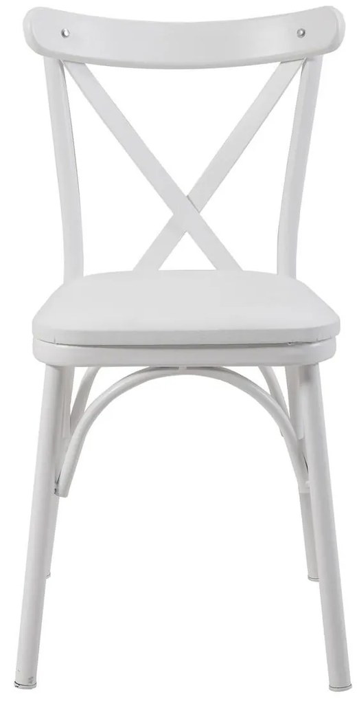 Set mobilier sufragerie Duvasa 8 (alb) (pentru 4 persoane). 1093792