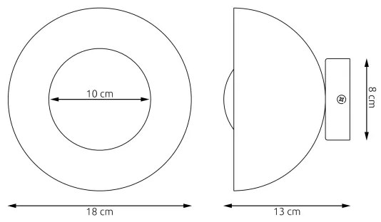 Aplica de perete BIBI 1xG9/8W/230V bej