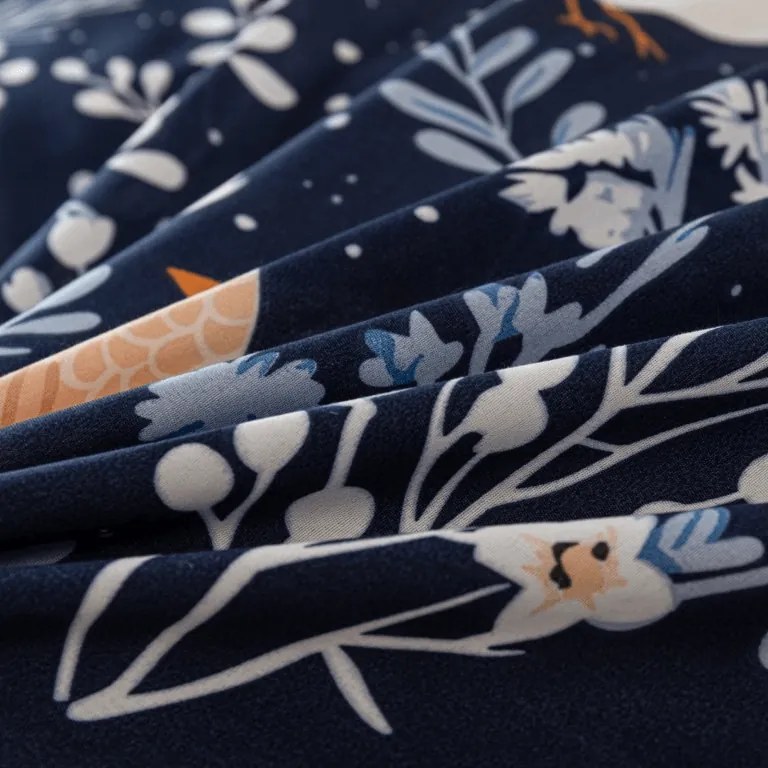 Lenjerie de pat din microfibra DENIM BIRDS albastru Dimensiune lenjerie de pat: 70 x 90 cm | 140 x 200 cm