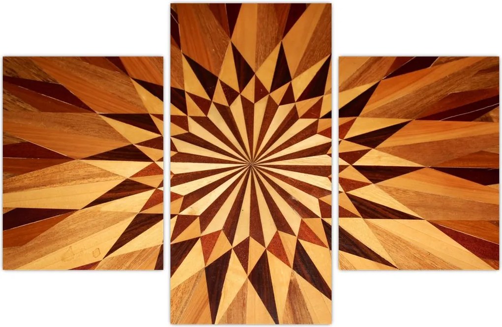 Tablou - Colaj din lemn (90x60 cm)