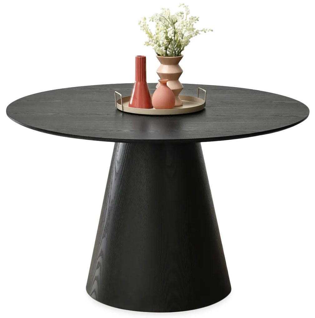 Masă de sufragerie Otava Stol (lemn negru + negru). Promo -10%. 1111761
