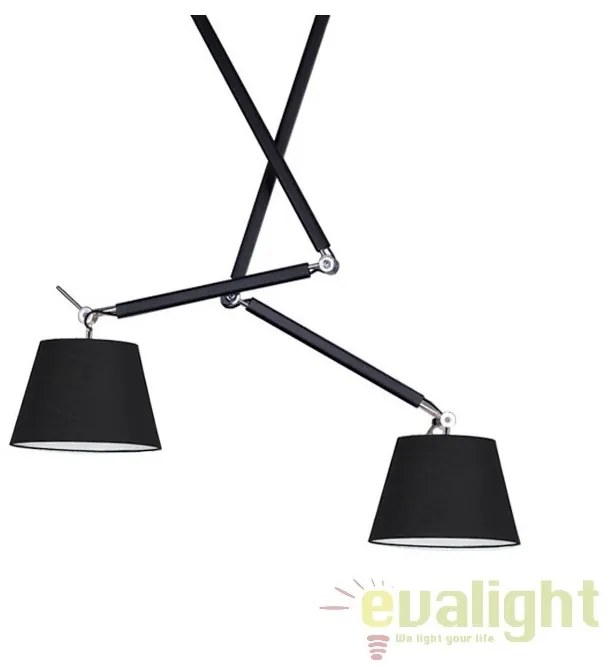Lustra directionabila design modern ZYTA 2 S neagra