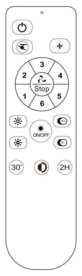 Plafonieră albă LED cu control prin telecomandă/cu ventilator Alan Move – SULION