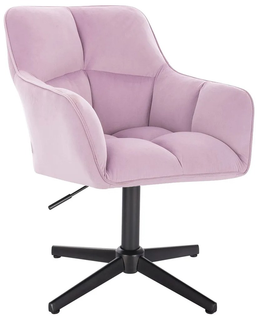 HR550CROSS Scaun Mov Catifea cu Bază Neagră