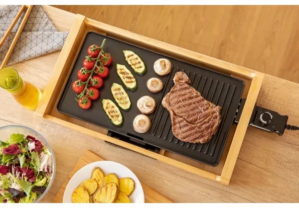 Grătar electric de masă 1800W/230V bambus Sencor