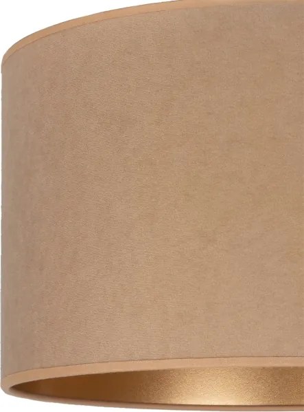 BRILAGI - Lustră suspendată VELVET pe cablu, 1xE27/60W/230V, diametru 40 cm, bej/auriu