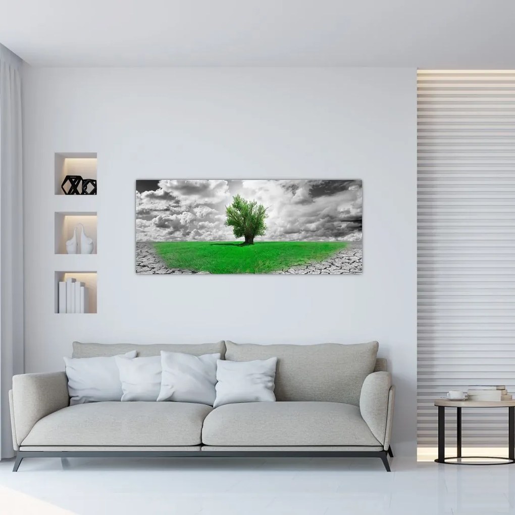Tablou - O bucată de natură în oraș (120x50 cm)