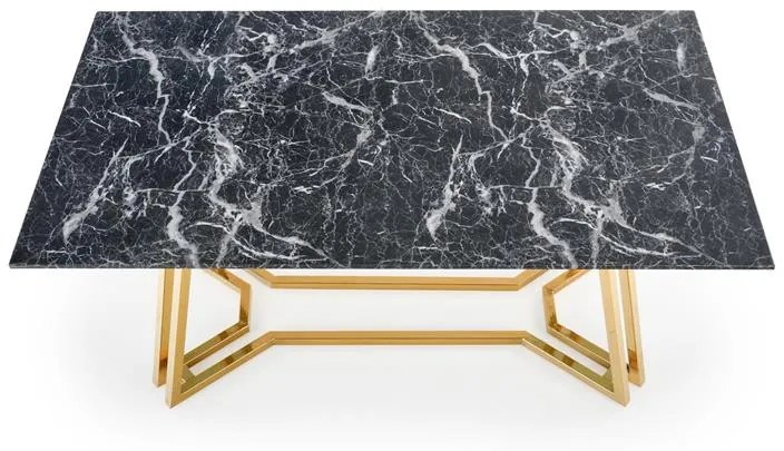 Masa Konami Marmura neagra/Gold – H75