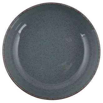 Set de masă 24 piese, porțelan, albastru