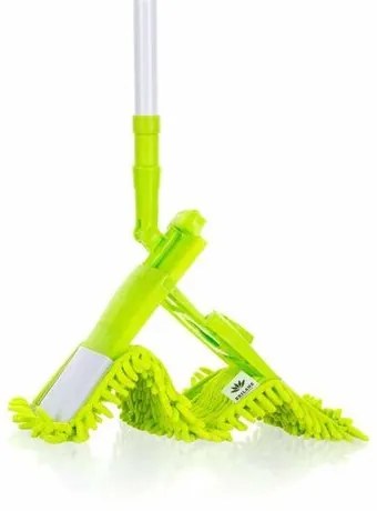 Mop cu bară telescopică Brilanz Chenille 120 cm, verde