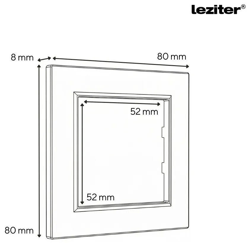 Întrerupător candelabru Nova 10A 250V 105 cu cadru alb