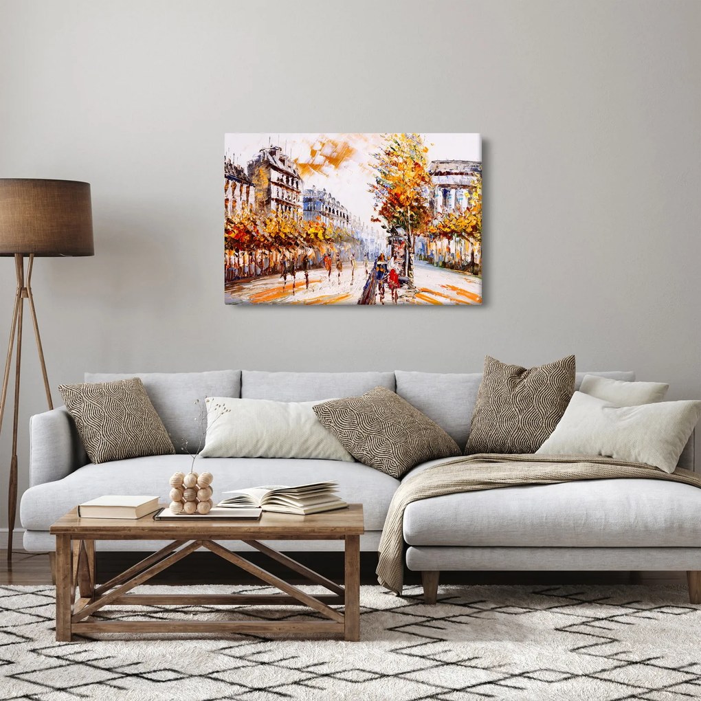 Tablou - Strada din Paris (90x60 cm)