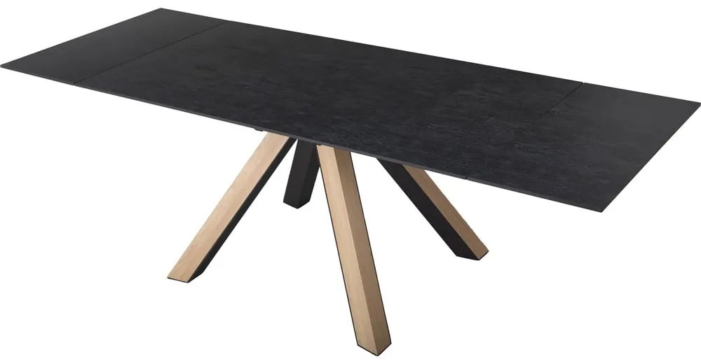 Masă de dining extensibilă din ceramică 90x160 cm Azur – Marckeric