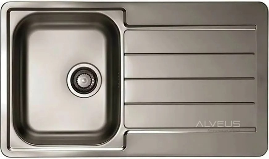 Chiuveta inox Alveus Monarch Line 20 finisaj antracit 86x50 cm