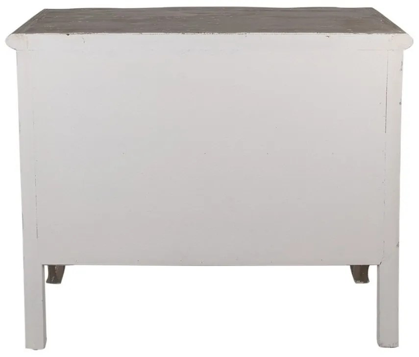 Comoda bej, din lemn, aspect vintage, Florence