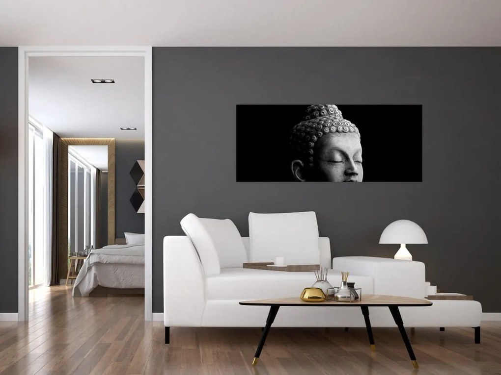 Tablou - Buddha, portret (120x50 cm)