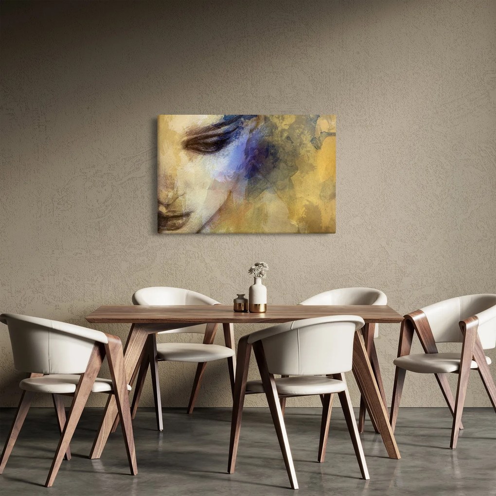 Tablou - Portretul femeii, desen (90x60 cm)