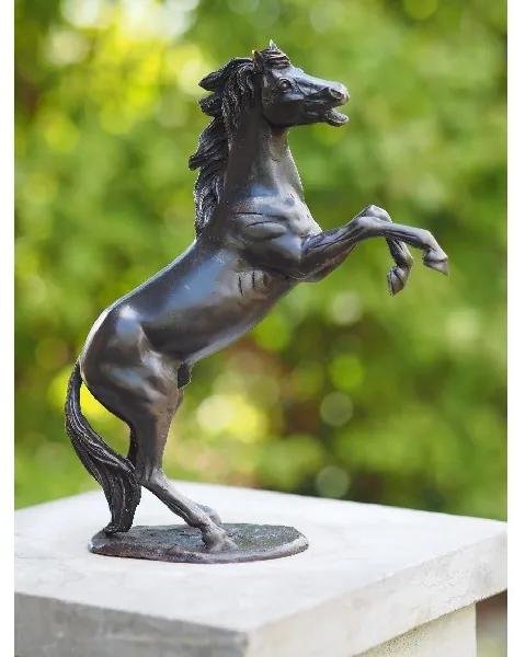Statuie de bronz moderna Small rearing horse 24x7x19 cm
