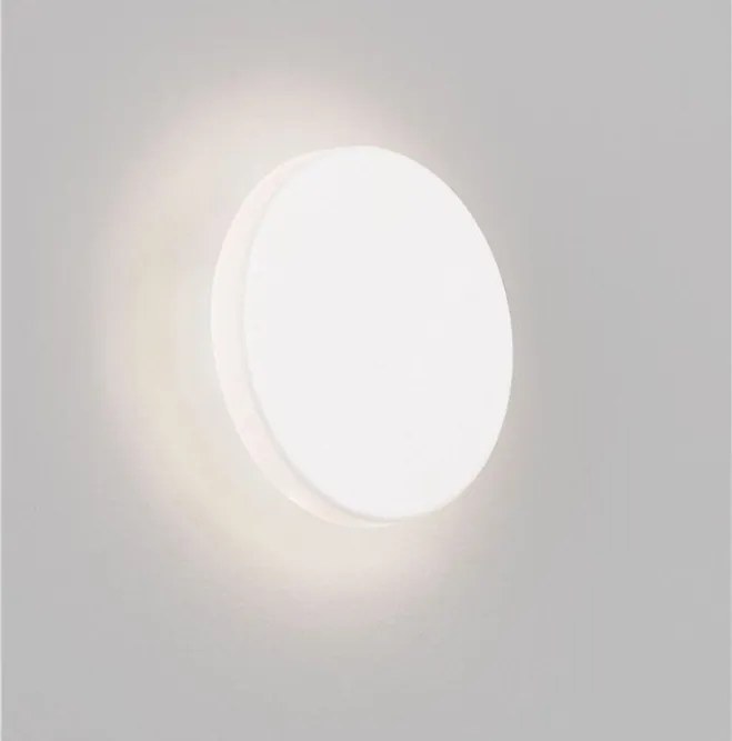 Aplica lumina ambientala pentru fatade IP65 ELLUX alb 10cm