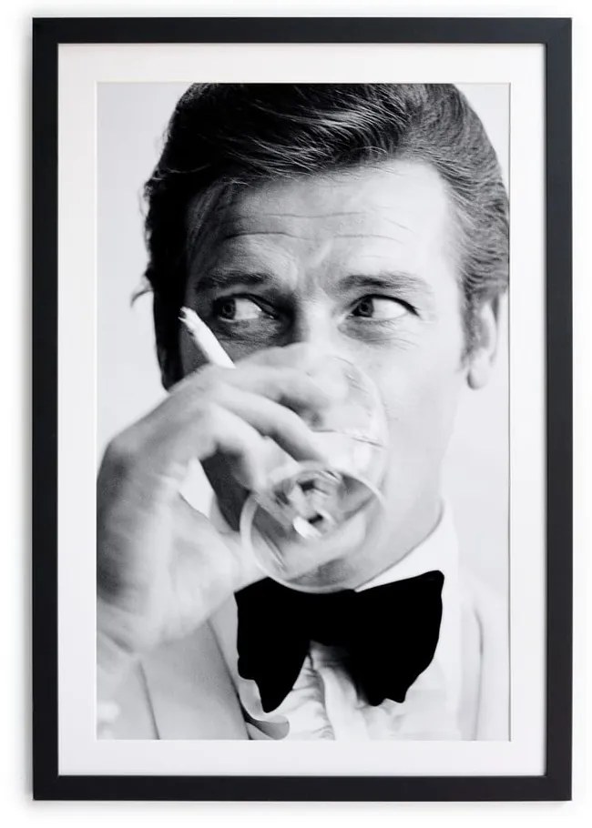 Poster cu ramă Little Nice Things James Bond, 40 x 30 cm