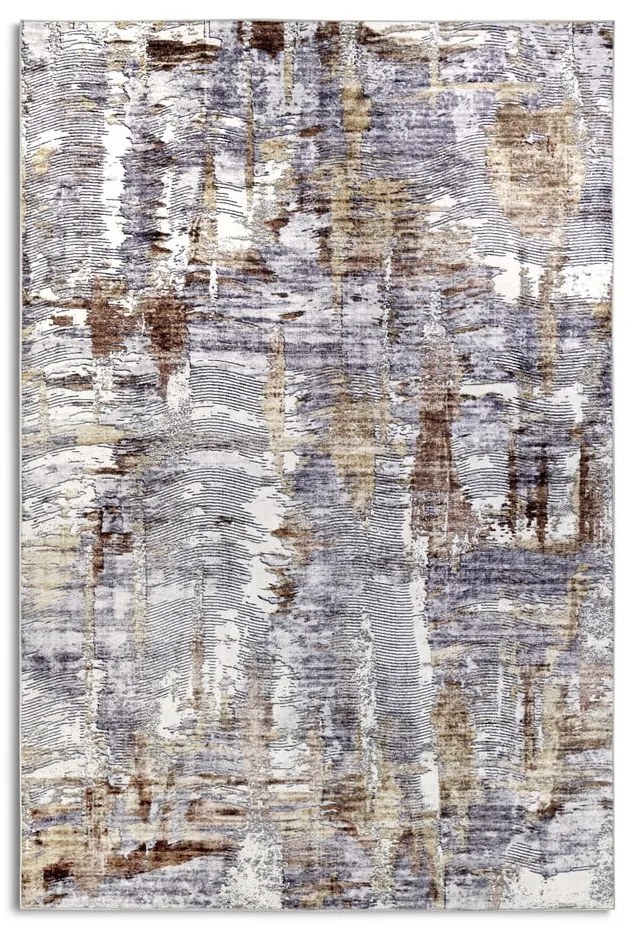 Covor gri 80x150 cm Malard Copper Gold – Elle Decoration