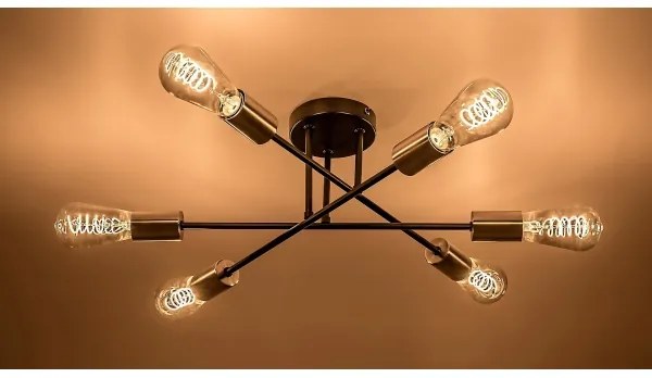 Lustră aplicată BRANWEN 6xE27/25W/230V Rabalux 71026