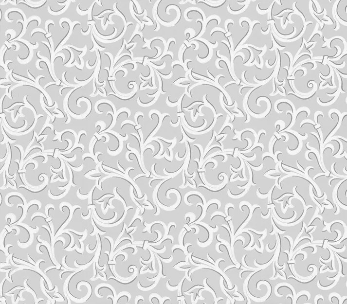 Tapet Brodsworth, Grey Luxury Patterned, 1838 Wallcoverings, 5.3mp / rola