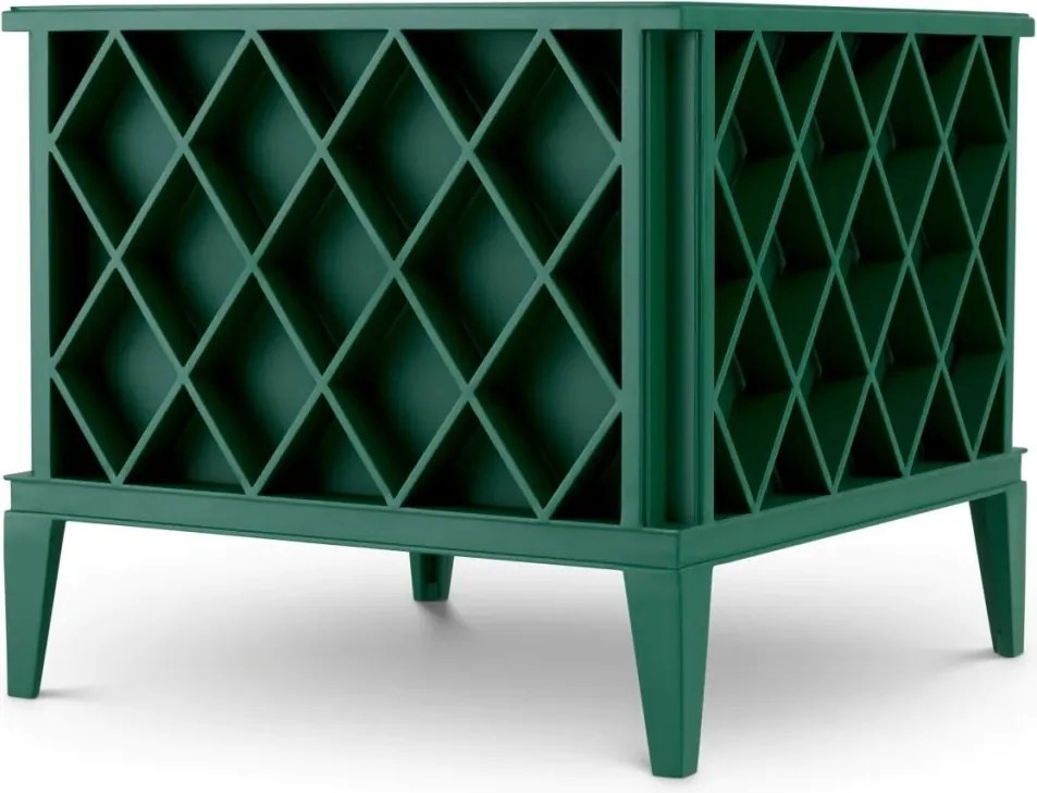 Ghiveci, Suport flori pentru exterior Ocean Club, verde, 119904 HZ