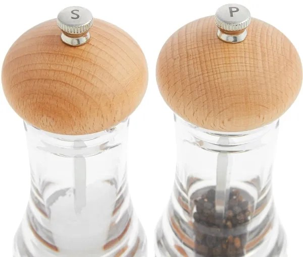 Set de râșnițe pentru piper și sare BASICS 2 buc. fag 16 cm Cole&Mason