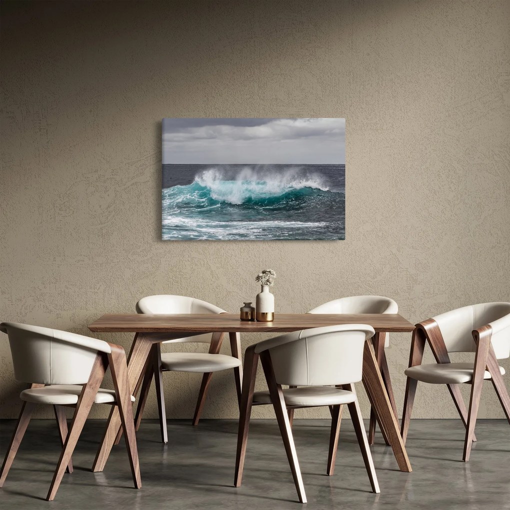 Tablou - Valuri pe ocean (90x60 cm)