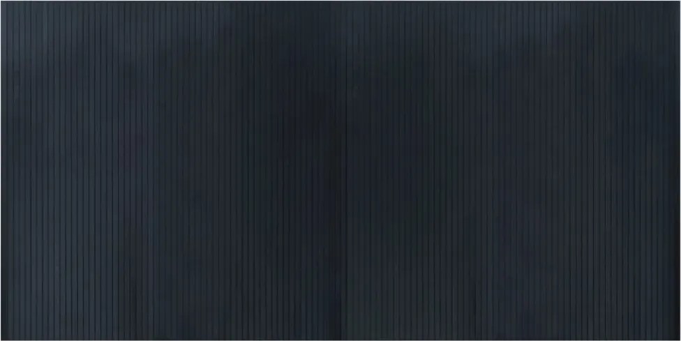 vidaXL Covor dreptunghiular, gri, 100x200 cm, bambus