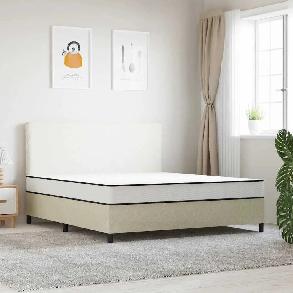 vidaXL Saltea cu arcuri bonnell, fermitate medie, 180x200 cm