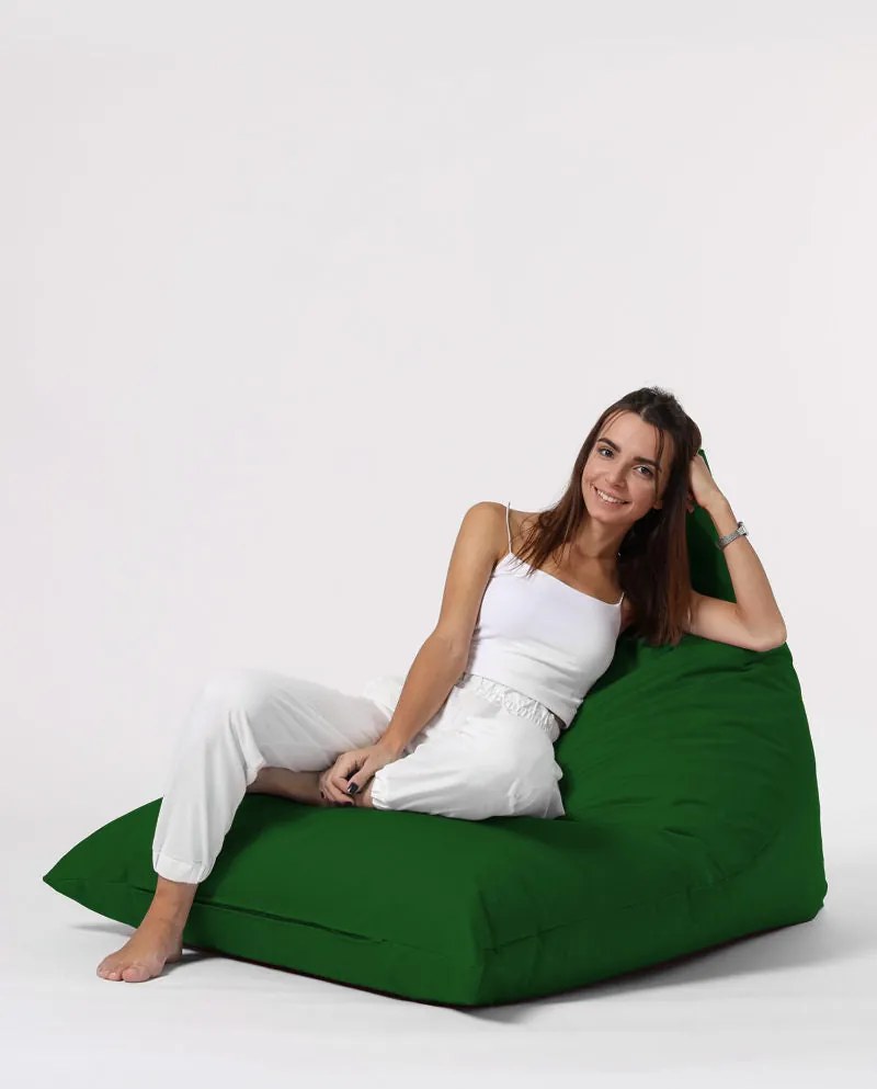 Fotoliu puf pentru grădină Pyramid Big Bed Pouf - Green