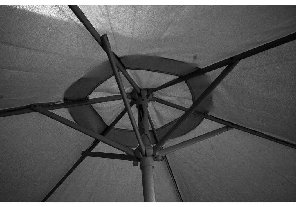 Happy Green Umbrelă de soare cu mâner, gri închis,diametru 230 cm