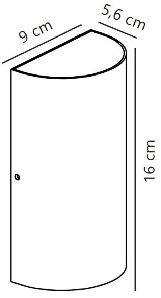 Aplică LED de exterior Nordlux ROLD LED/10,5W/230V IP54 negru