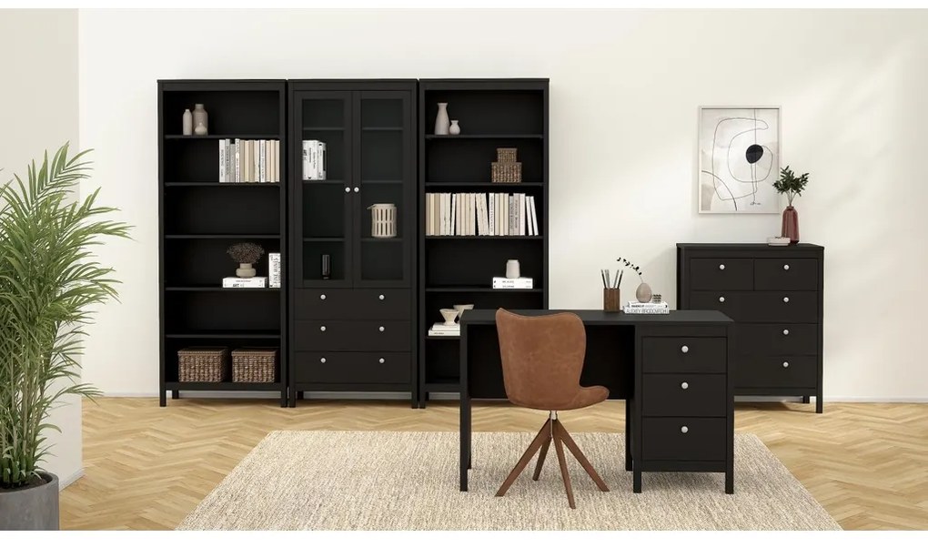 Bibliotecă Real, negru