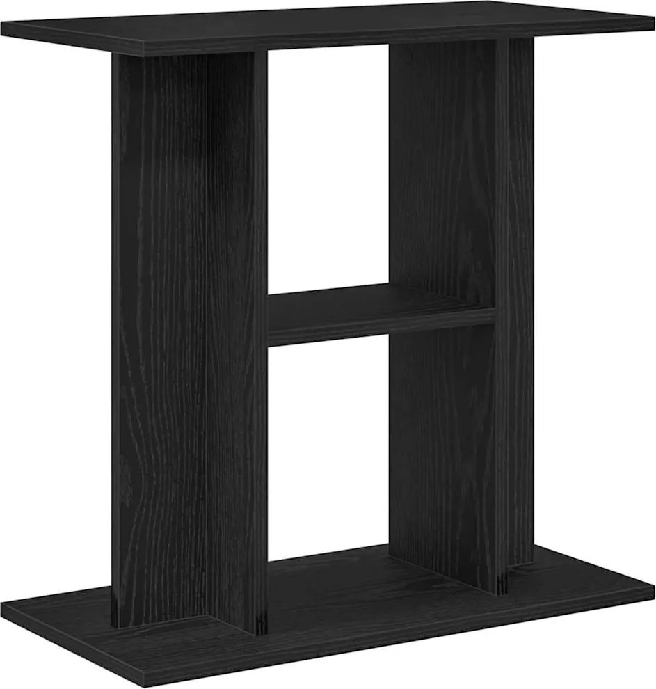 vidaXL Suport pentru acvariu, stejar negru, 60x30x60 cm, lemn stratificat