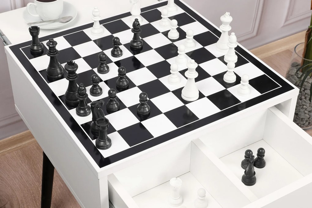 Măsuță pentru șach Chess (alb + negru). 1072667