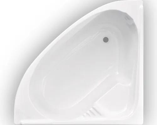 Cadă baie simetrică pe colț Sanotechnik Firenze, acril sanitar, 120x120x43 cm, 140 l