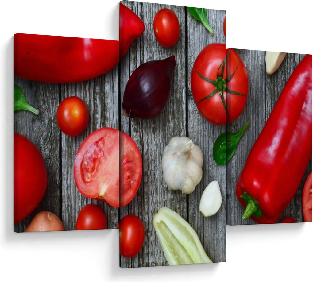 Tablou cu legume (90x60 cm)